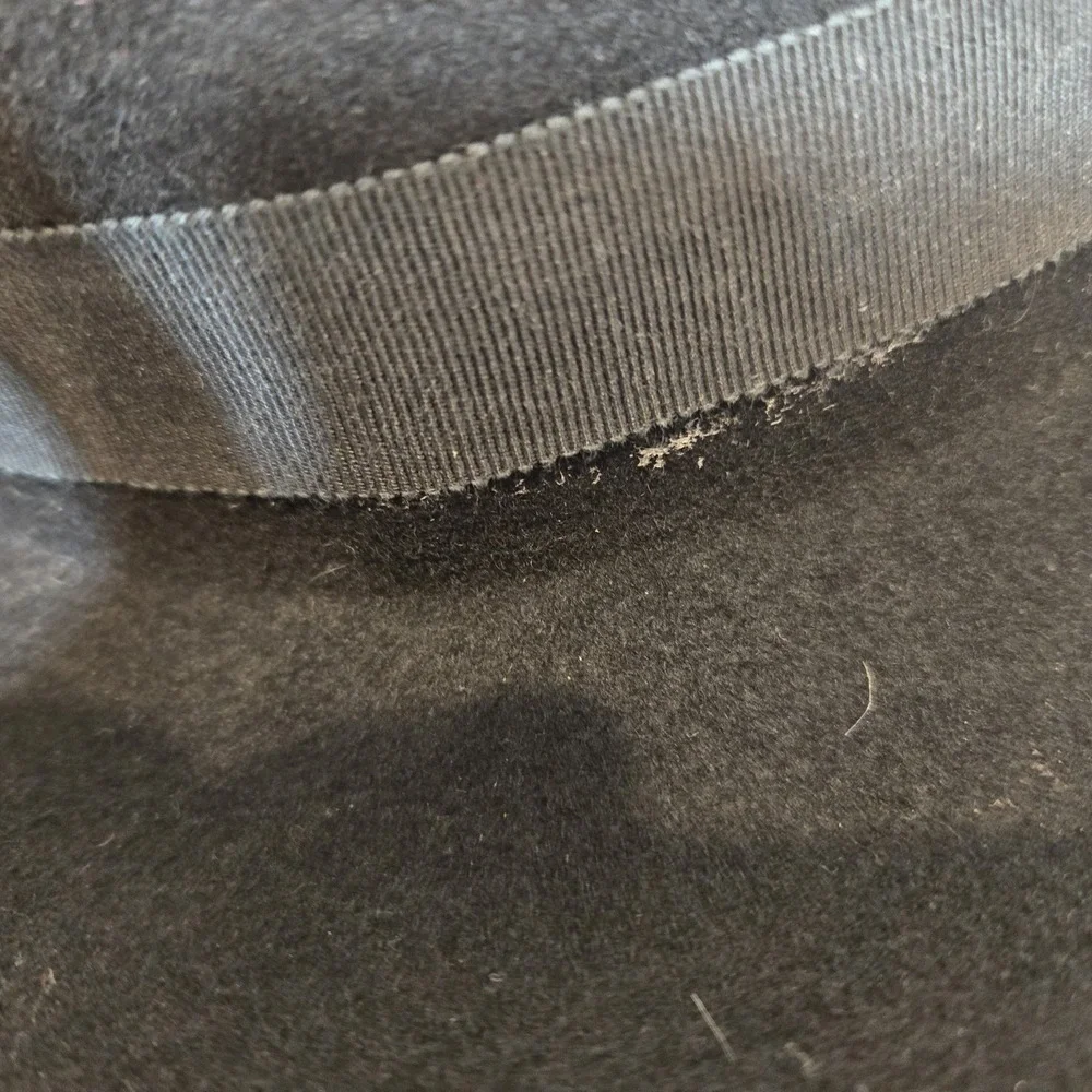 Vintage Lancaster 100% Wool Hat With Feather - Picture 8 of 12